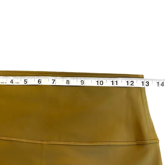 Lululemon Align High-Rise Crop 17"-Bronze Green- Size 8 (2022) - Picture 12 of 14